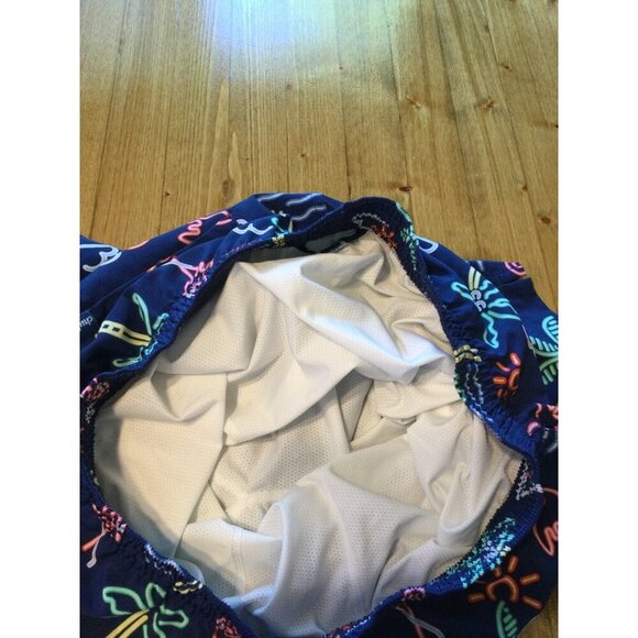 Chubbies Mens Swim Trunks Shorts Size L Tropical Neon Lights Print Flamingo - Picture 8 of 8